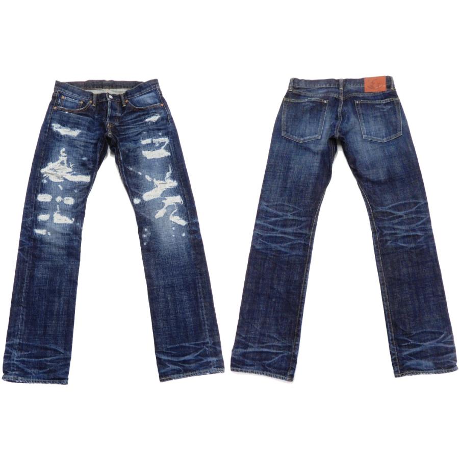 エターナル リメイク デニムパンツ ETERNAL ローライズ クラッシュ加工  