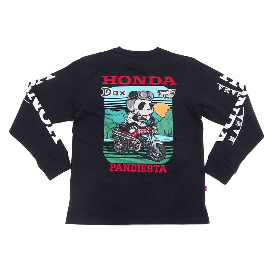 HONDA パンディエスタ コラボ 長袖Tシャツ ホンダ DAX125 刺繍 ロンT 533504 黒 新品｜rodeomatubara｜07