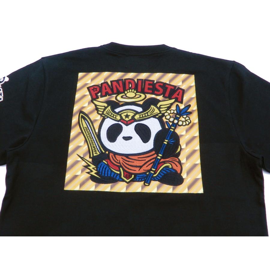 パンディエスタ 半袖Tシャツ PNADIESTA キラキラシール パロディ Tシャツ 551851 黒 新品｜rodeomatubara｜06