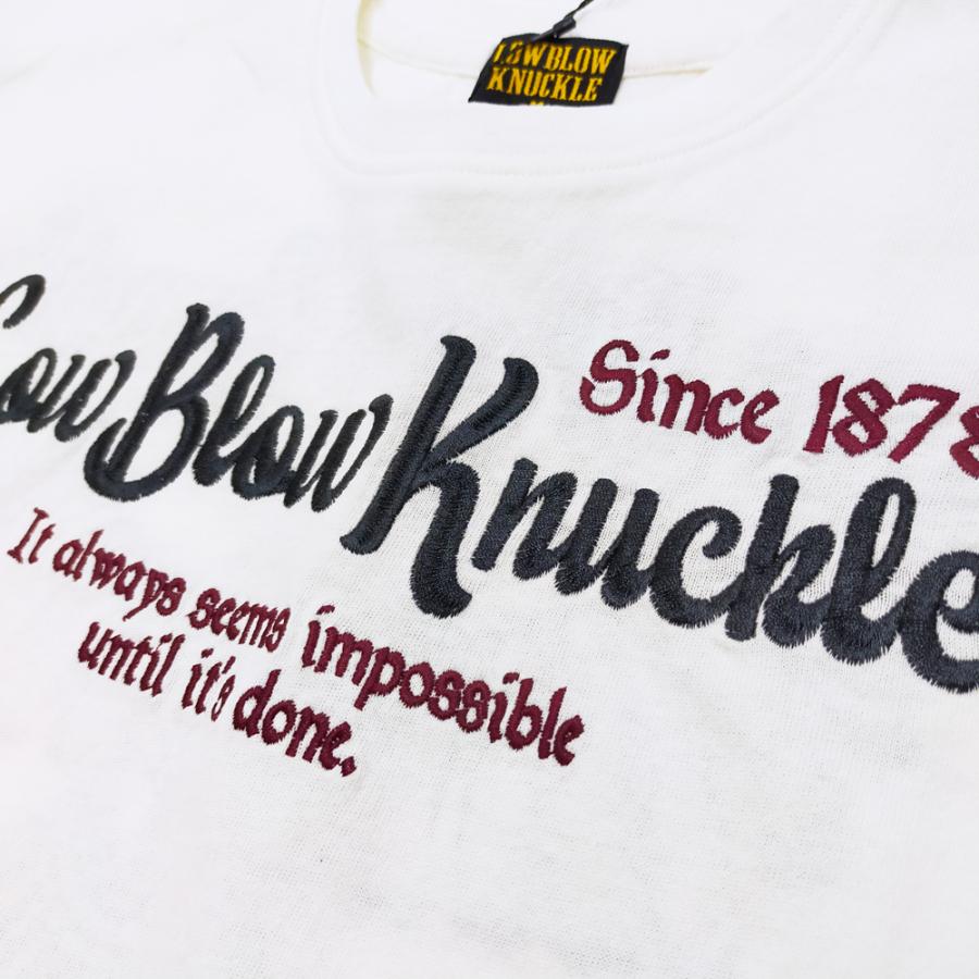 ローブローナックル OE天竺 半袖Tシャツ LOWBLOW KNUCKLE 