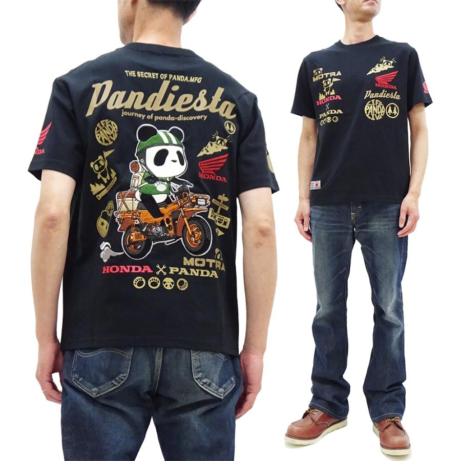 PANDIESTA（パンディエスタ） HONDA MOTRA 半袖Tシャツ コラボ 刺繍T