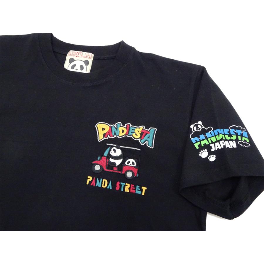 PANDIESTA（パンディエスタ） 半袖Tシャツ トゥクトゥク 熊猫三輪車