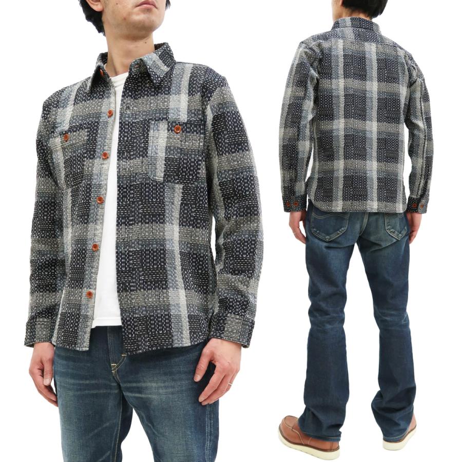 ステュディオダルチザン 野良着刺し子 ワークシャツ Studio Dartisan ダルチ 長袖シャツ 5666 ブラック 新品 野良着刺し子 ステュディオダルチザン ワークシャツ Studio Dartisan ダルチ 長袖シャツ ブラック