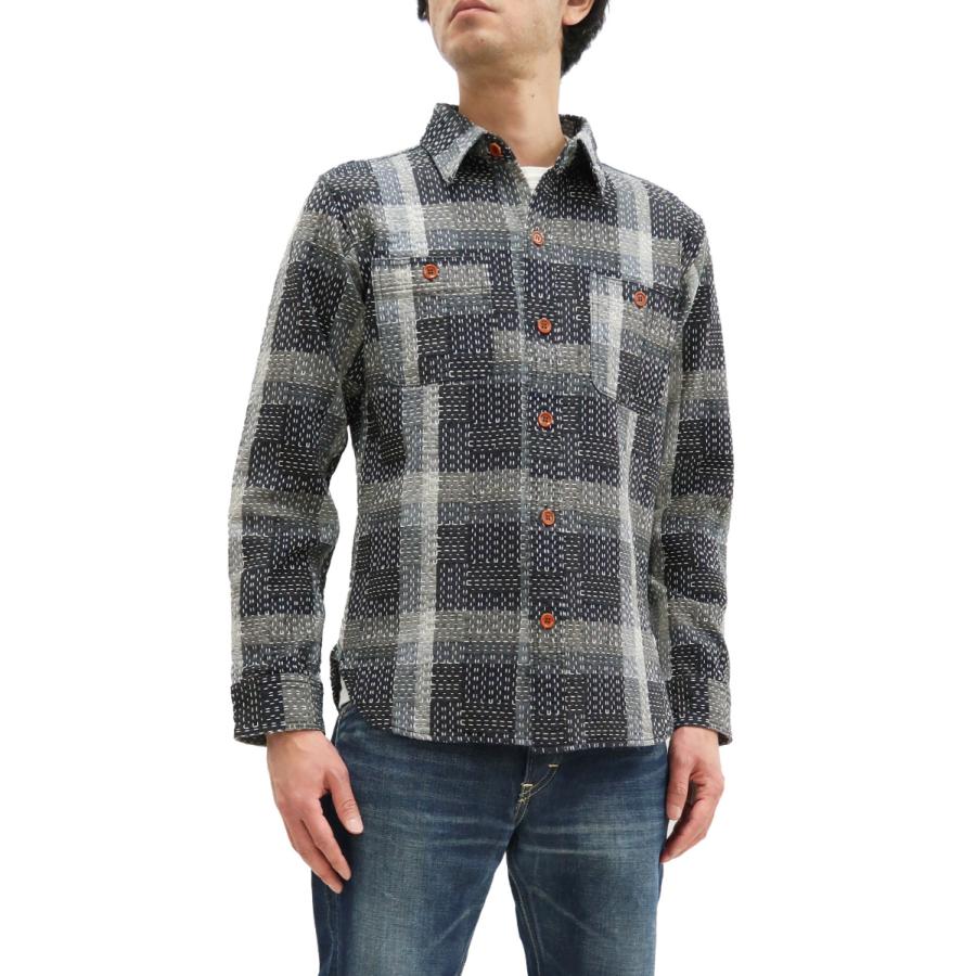 ステュディオダルチザン 野良着刺し子 ワークシャツ Studio Dartisan ダルチ 長袖シャツ 5666 ブラック 新品 野良着刺し子 ステュディオダルチザン ワークシャツ Studio Dartisan ダルチ 長袖シャツ ブラック