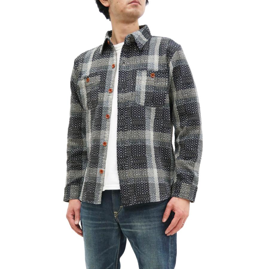 ステュディオダルチザン 野良着刺し子 ワークシャツ Studio Dartisan ダルチ 長袖シャツ 5666 ブラック 新品 野良着刺し子 ステュディオダルチザン ワークシャツ Studio Dartisan ダルチ 長袖シャツ ブラック