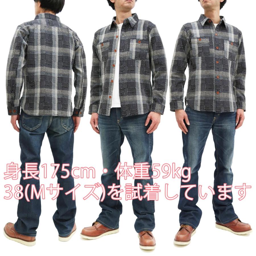 ステュディオダルチザン 野良着刺し子 ワークシャツ Studio Dartisan ダルチ 長袖シャツ 5666 ブラック 新品 野良着刺し子 ステュディオダルチザン ワークシャツ Studio Dartisan ダルチ 長袖シャツ ブラック