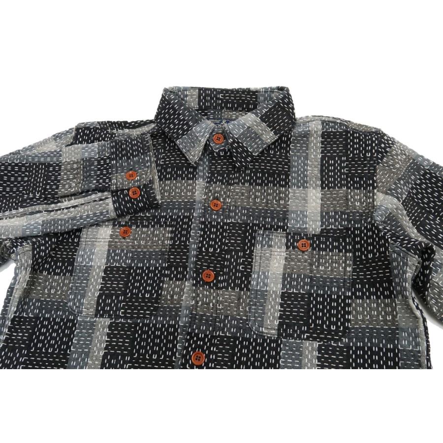 ステュディオダルチザン 野良着刺し子 ワークシャツ Studio Dartisan ダルチ 長袖シャツ 5666 ブラック 新品 野良着刺し子 ステュディオダルチザン ワークシャツ Studio Dartisan ダルチ 長袖シャツ ブラック