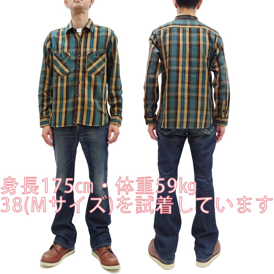STUDIO D'ARTISAN ダルチザン チェックシャツ L STUDIO D'ARTISAN（ステュディオ・ダ・ルチザン） フランネルチェック