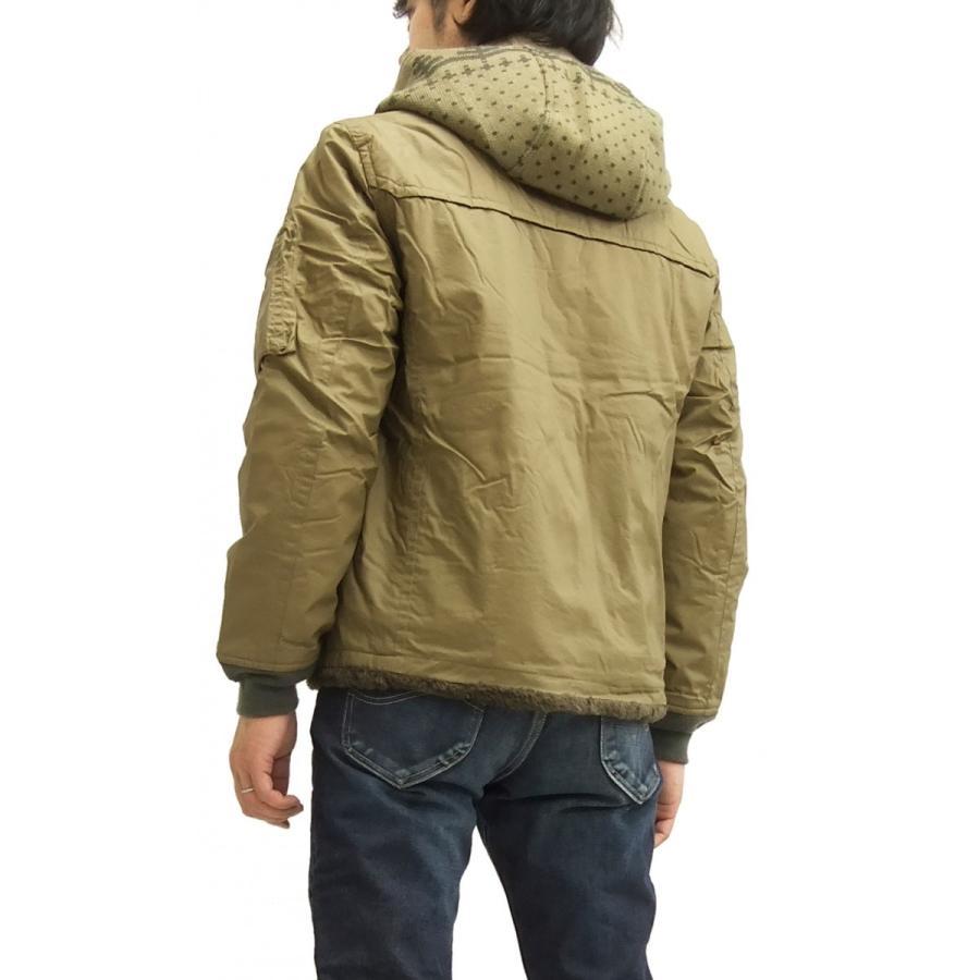 マークストア フーデッドジャケット MARK STORE ジャガードニット