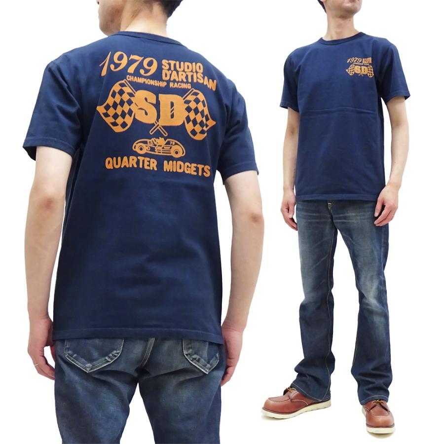 STUDIO D'ARTISAN（ステュディオ・ダ・ルチザン） 吊り編み プリントT