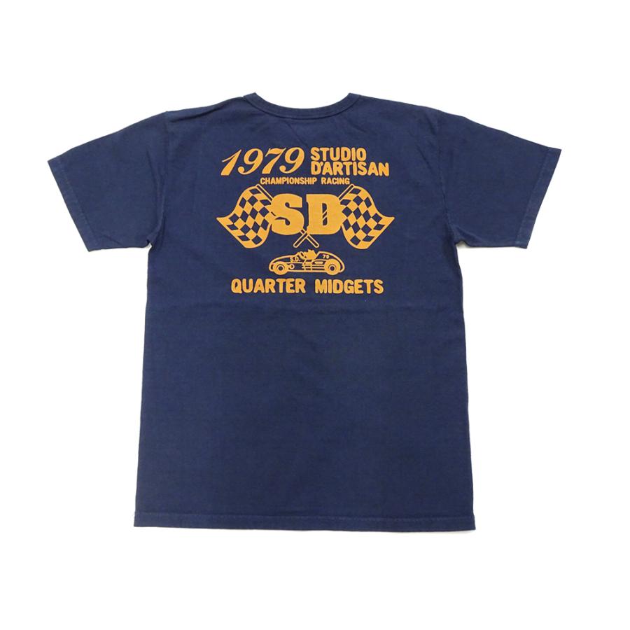 STUDIO D'ARTISAN（ステュディオ・ダ・ルチザン） 吊り編み プリントT