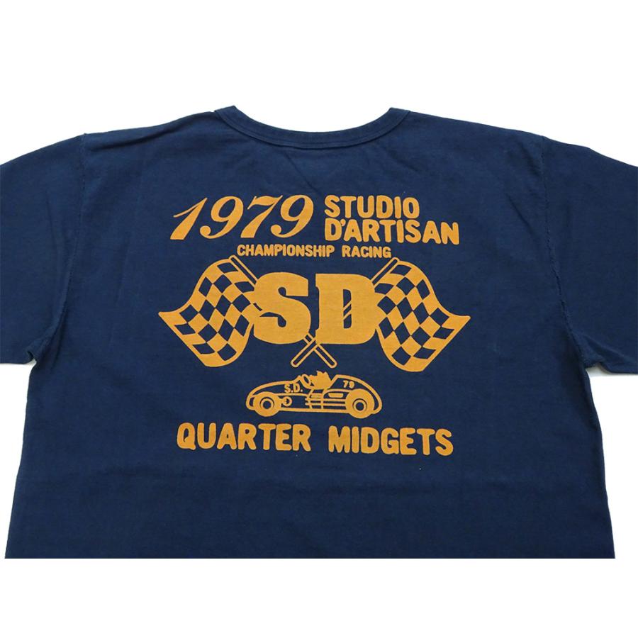 STUDIO D'ARTISAN（ステュディオ・ダ・ルチザン） 吊り編み プリントT