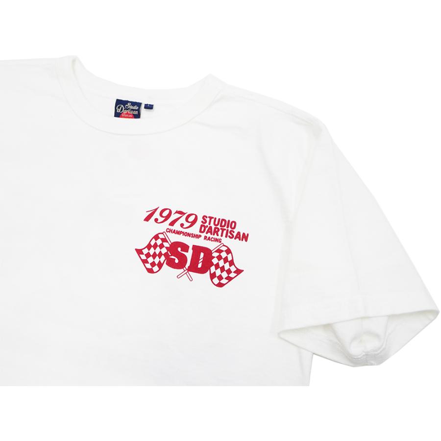 ダルチザン ステュディオ・ダ・ルチザン STUDIO DARTISAN 半袖 吊り編み プリント Tシャツ 9971B STUDIO D'ARTISAN（ステュディオ・ダ・ルチザン） 吊り編み プリントT