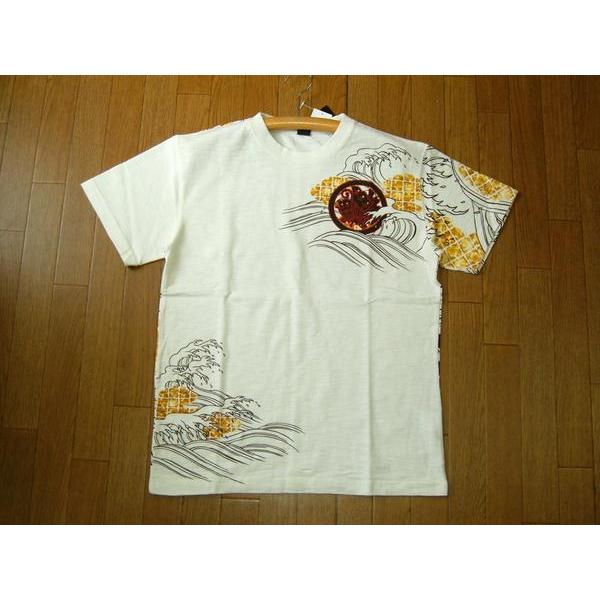 CROPPED HEADS（クロップドヘッズ） 和柄半袖Tシャツ 911-56 波家紋