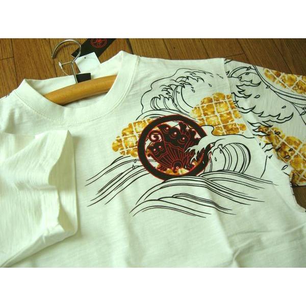 CROPPED HEADS（クロップドヘッズ） 和柄半袖Tシャツ 911-56 波家紋