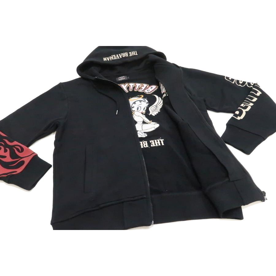 BETTY BOOP ベティ・ブープ ブレイブマン スウェットパーカー BETTY BOOP ベティ・ブープ ブレイブマン スウェットパーカー