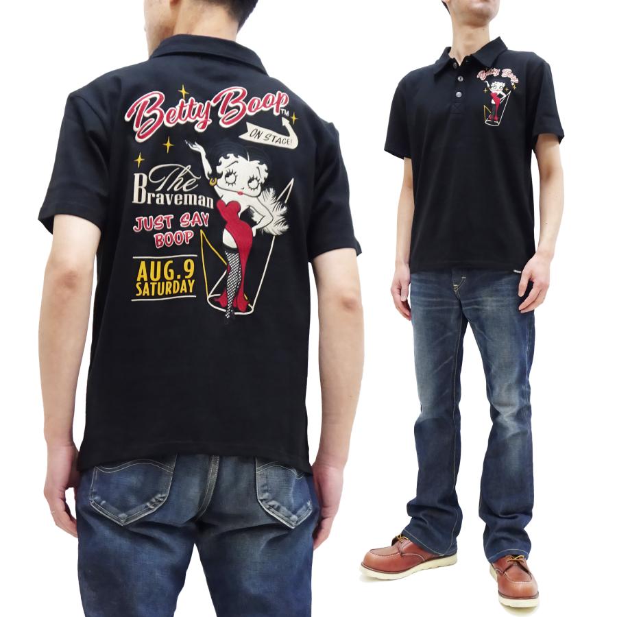 （16）ベティ・ブープ 刺繍ポロシャツ　ホワイト 16）ベティ・ブープ 刺繍ポロシャツ ホワイトの通販 by