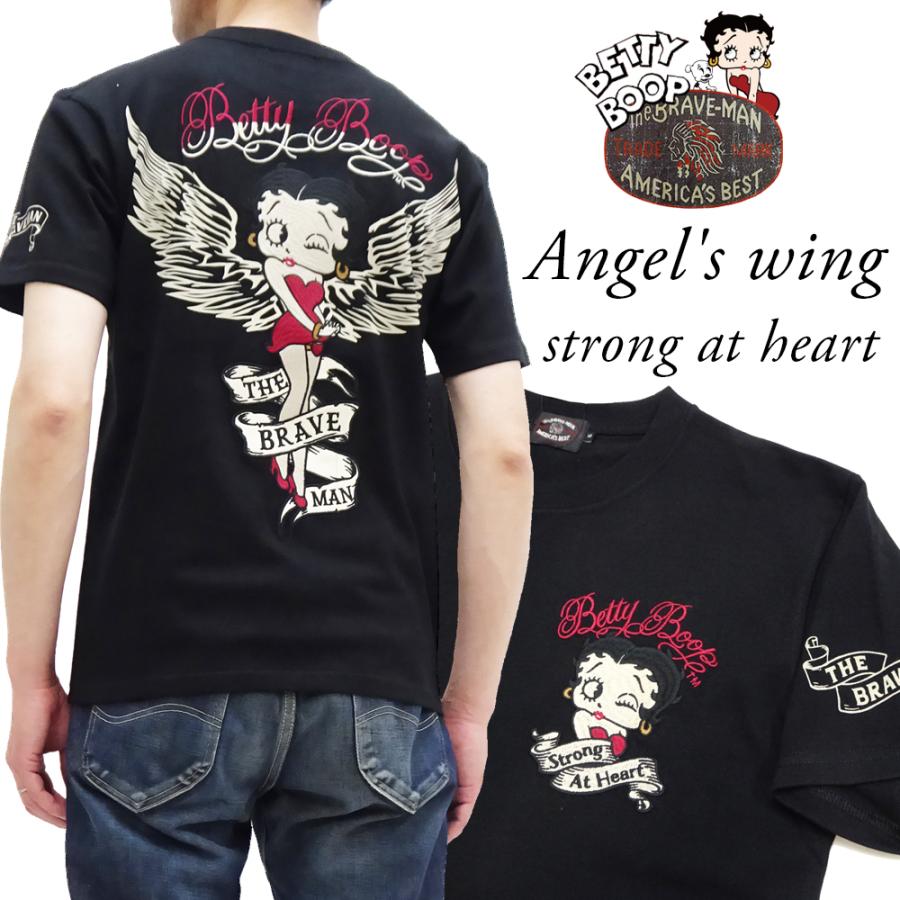 BETTY BOOP ベティ・ブープ ブレイブマン Tシャツ エンジェル BETTY BOOP ベティ・ブープ ブレイブマン Tシャツ エンジェル