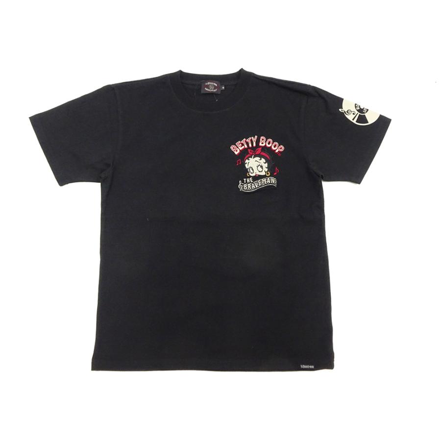 BETTY BOOP ベティ・ブープ ブレイブマン Tシャツ ロカビリーベティ 