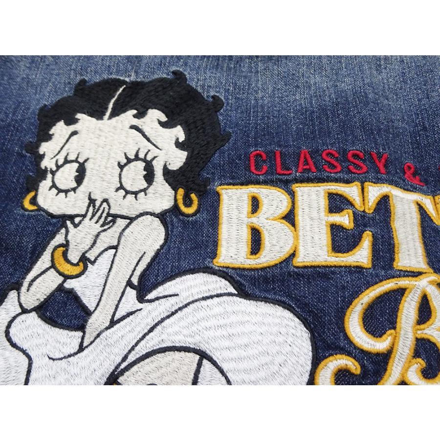 BETTY BOOP ベティ・ブープ ブレイブマン デニムジャケット BETTY BOOP ベティ・ブープ ブレイブマン デニムジャケット