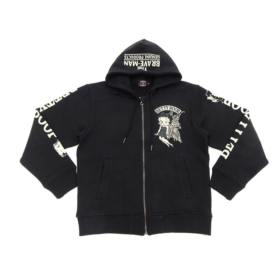 BETTY BOOP（ベティ ブープ） ブレイブマン パーカー 裏毛スウェット