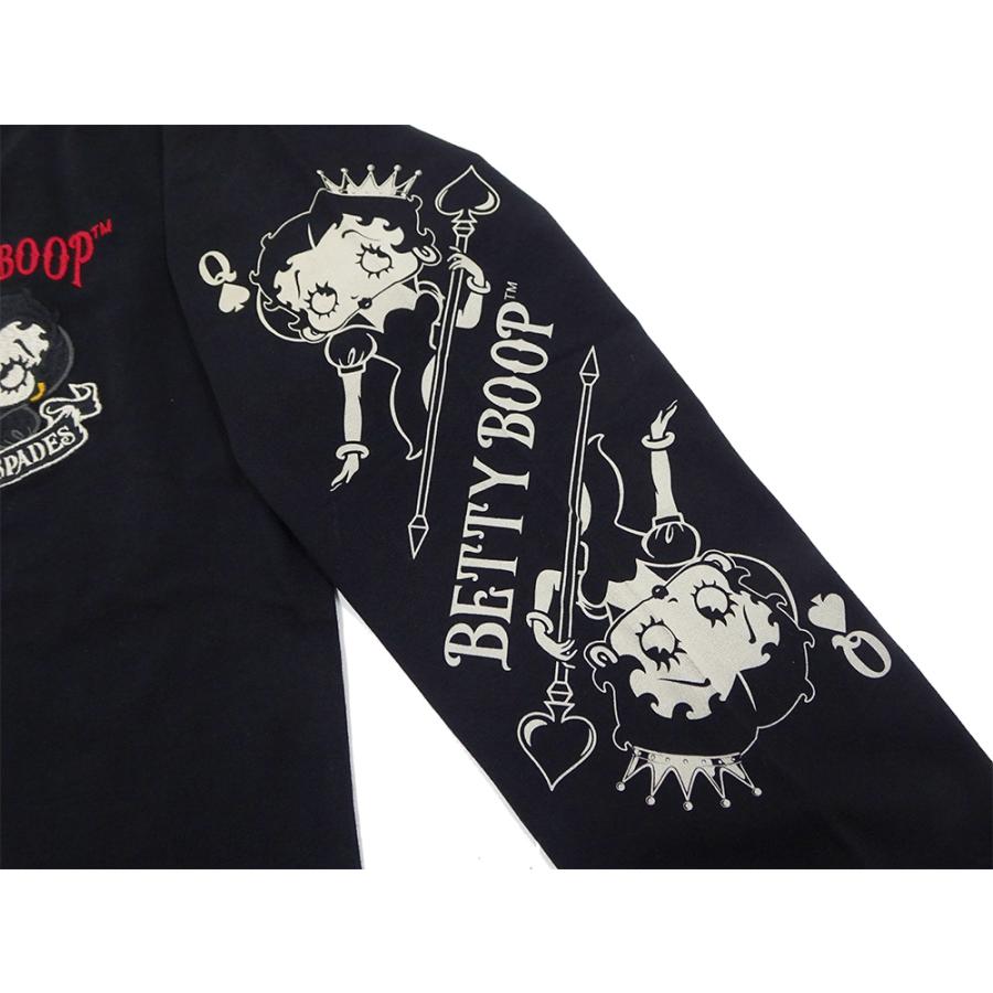 BETTY BOOP（ベティ ブープ） 長袖Tシャツ Queen of Spade ベティ