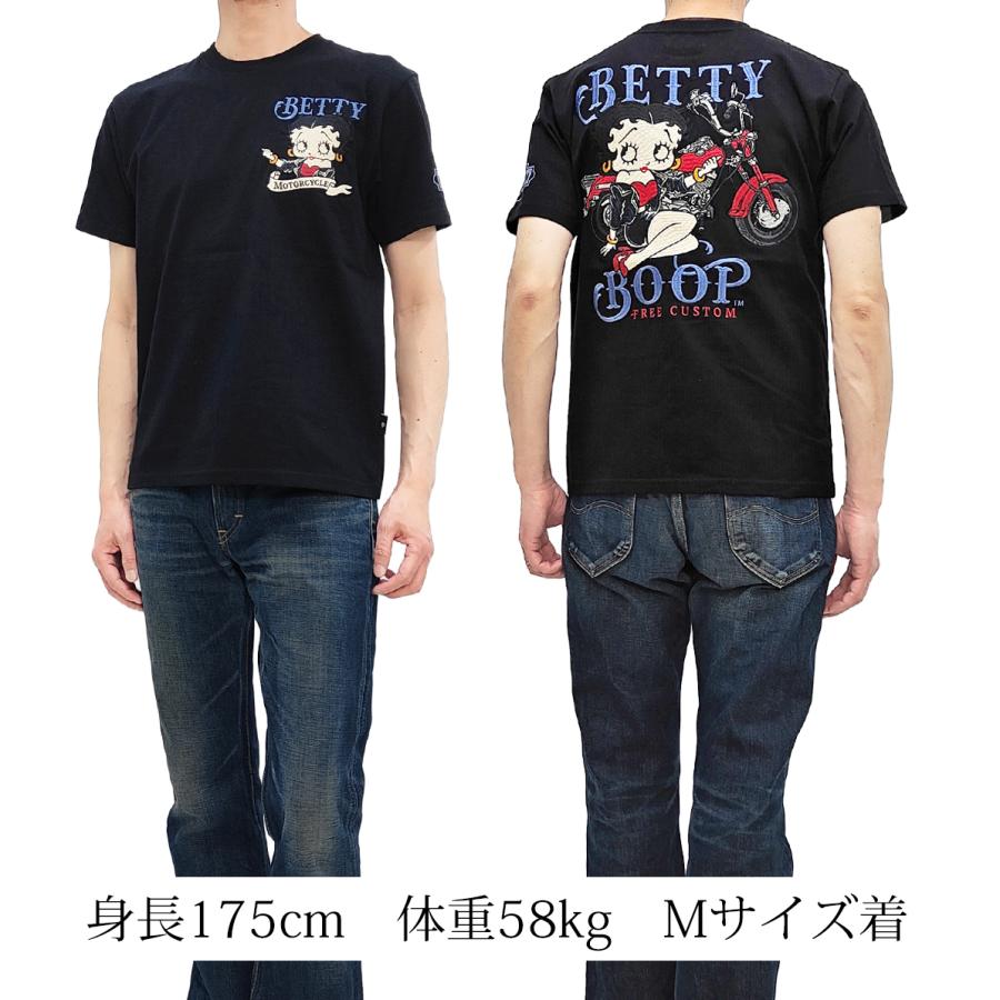 BETTY BOOP（ベティ ブープ） 半袖Tシャツ ベティちゃん Free Custom