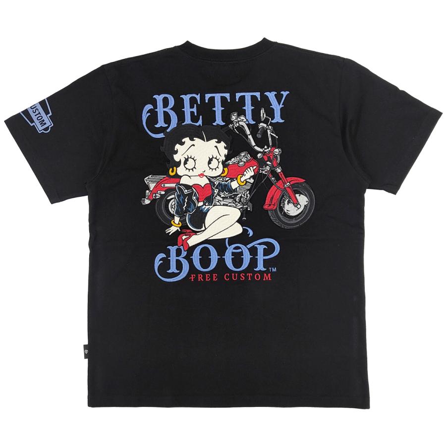 BETTY BOOP（ベティ ブープ） 半袖Tシャツ ベティちゃん Free Custom