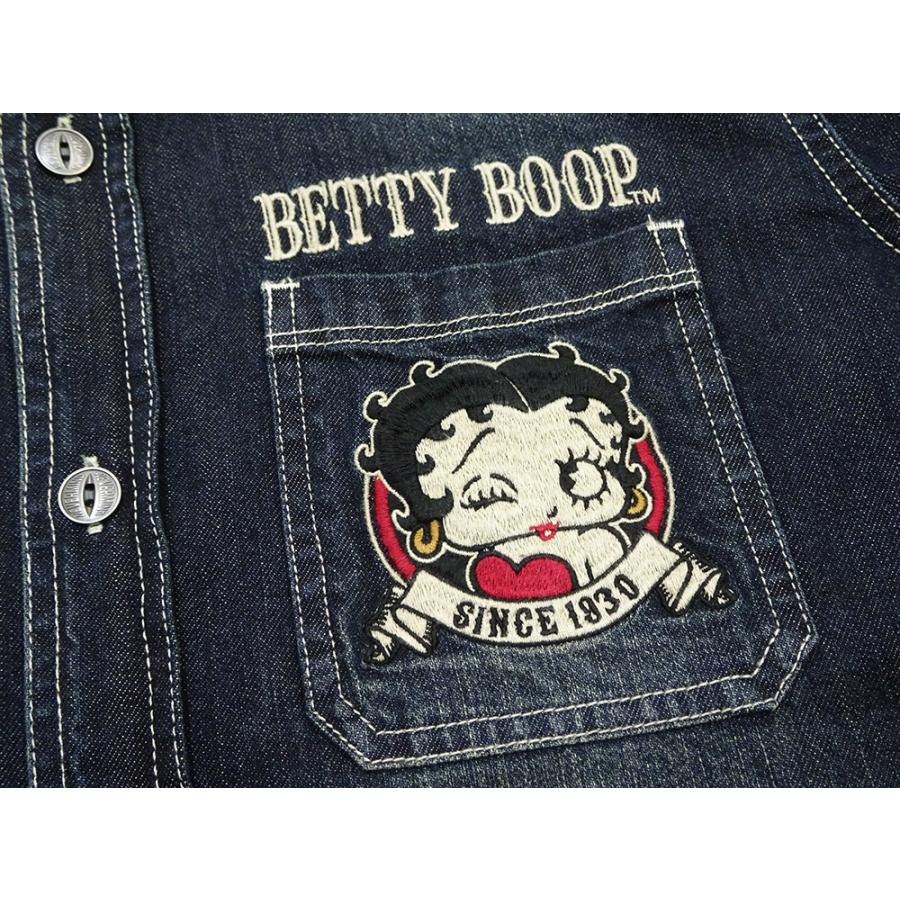 BETTY BOOP（ベティ ブープ） デニムシャツ ベティちゃん＆パジー