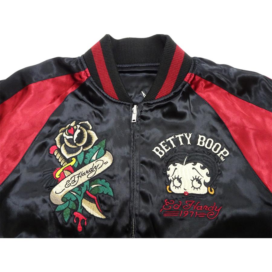 Ed Hardy × Betty Boop スカジャン エドハーディー ベティちゃん Ed Hardy × Betty Boop スカジャン エドハーディー ベティちゃん