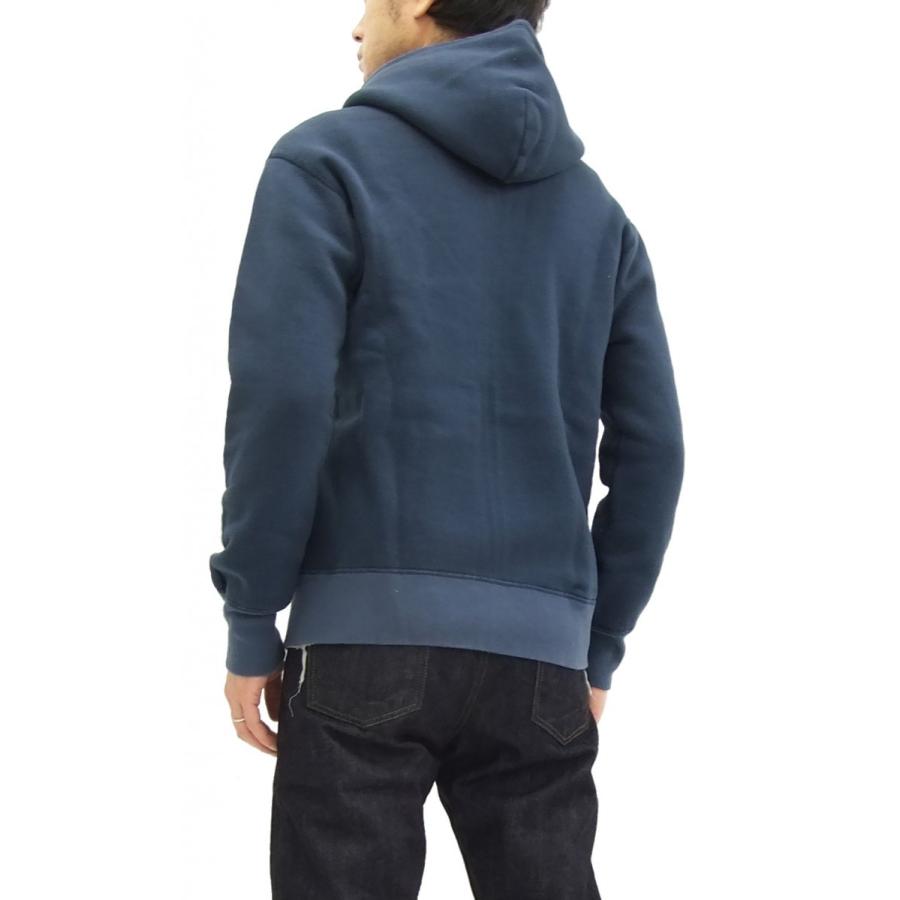 BARNS outfitters バーンズ パーカー ジップスウェット 無地 小寸編み BR-3010 紺 新品_11