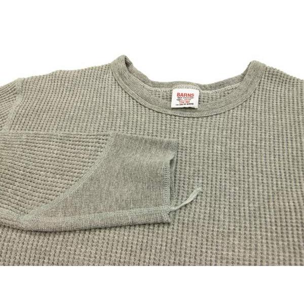 バーンズ ワッフル長袖Tシャツ ロンT Barns Outfitters BR-3050 
