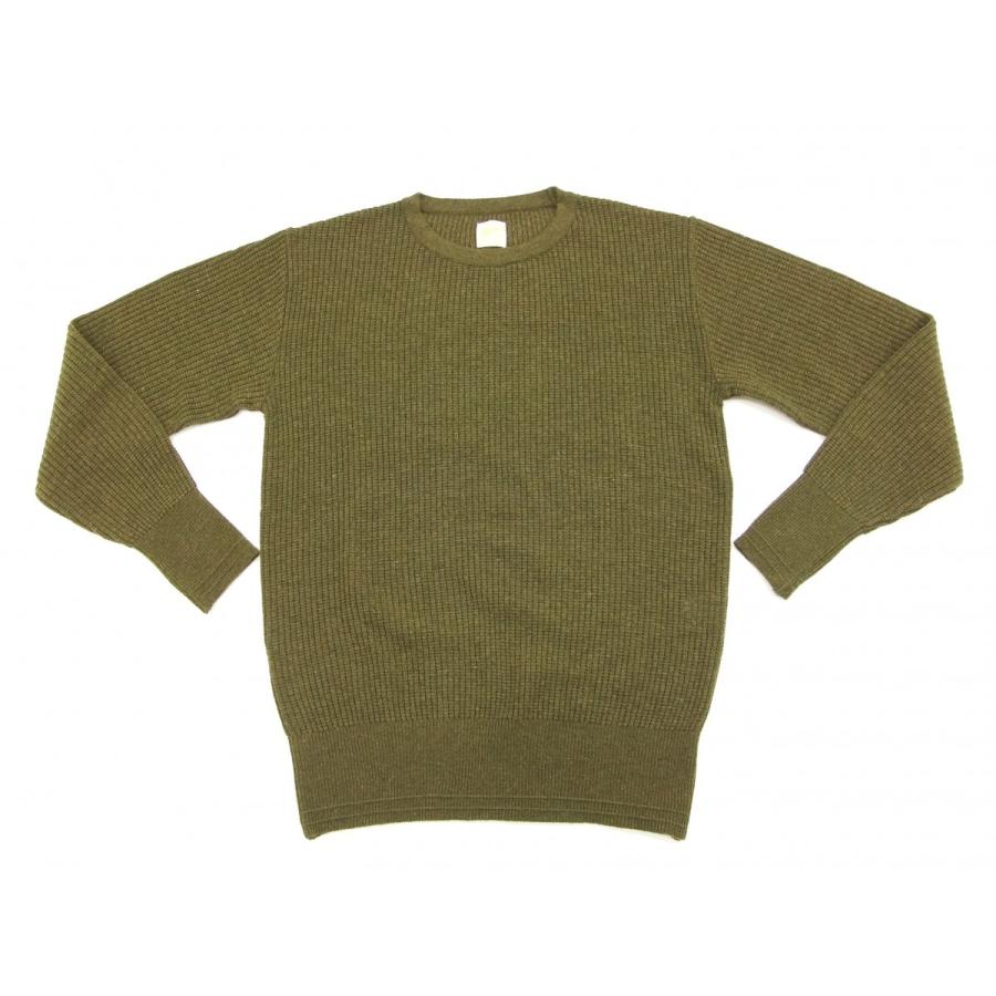 新品】RRL ワッフルニット L サーマル オリーブ グリーン ミリタリー