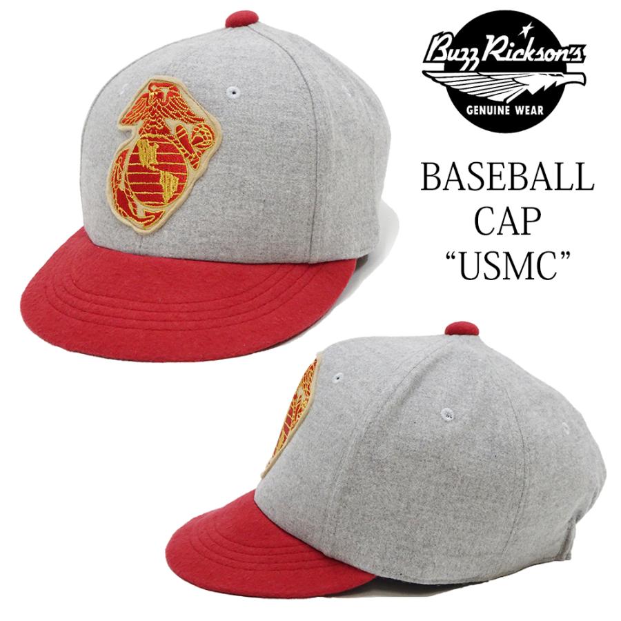 BUZZ RICKSON'S バズリクソンズ ベースボールキャップ USMC BASEBALL CAP 米海兵隊 帽子 BR02788 新品 ...