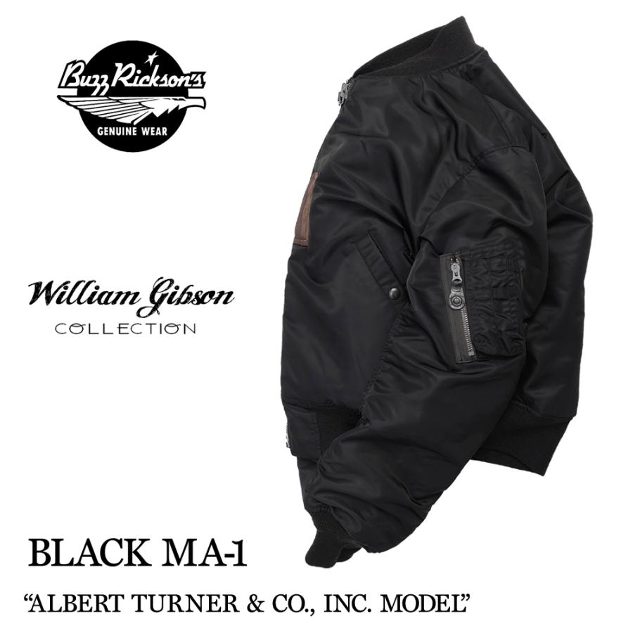 BUZZ RICKSON'S バズリクソンズ ウィリアム・ギブソン BLACK MA BUZZ RICKSON'S バズリクソンズ ウィリアム・ギブソン BLACK MA