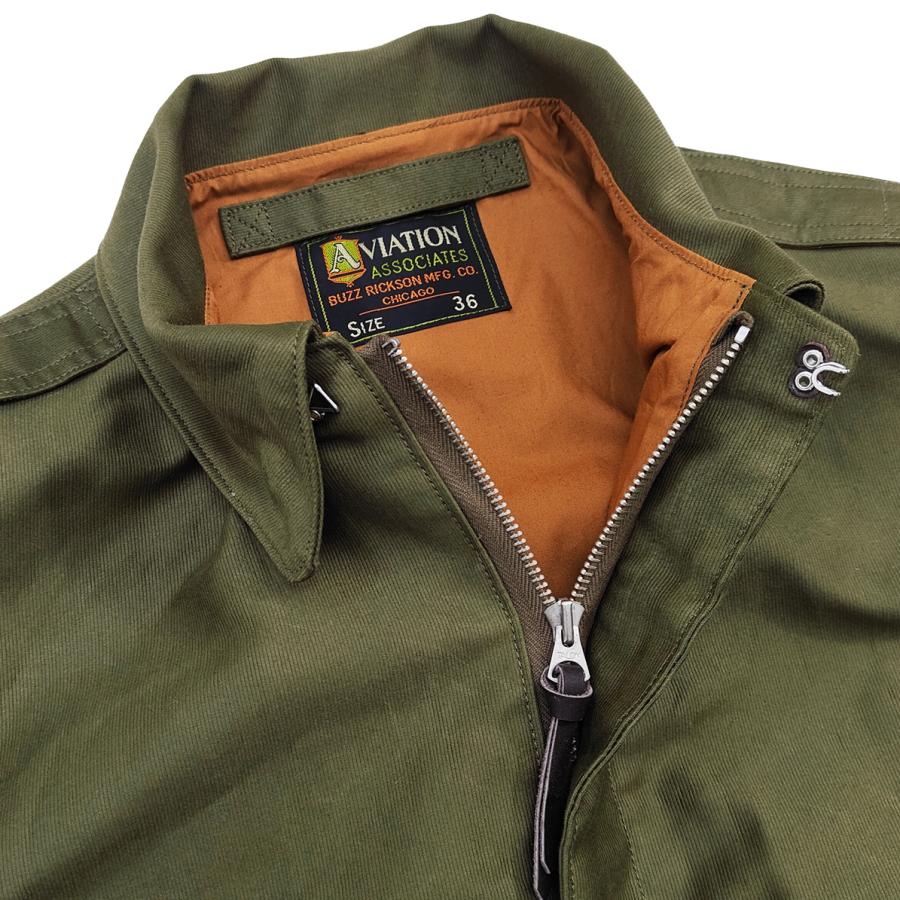 バズリクソンズ ジャングルクロス A-2 シビリアンモデル AVIATION ASSOCIATES A-2 フライトジャケット BR15767 新品の画像