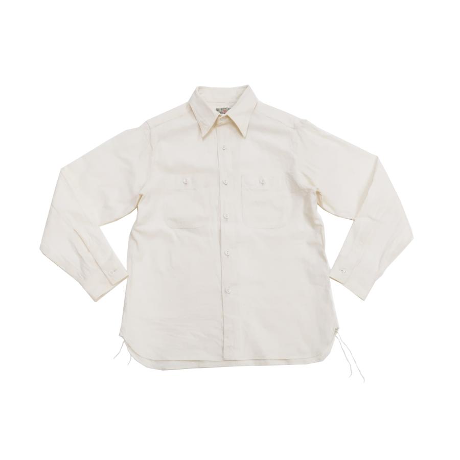 BUZZ RICKSON'S バズリクソンズ ホワイトシャンブレー ワークシャツ
