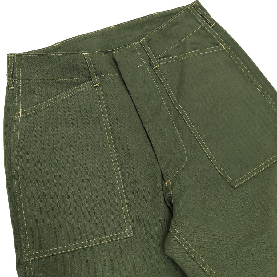 RRL ヘリンボーン ミリタリー パンツ USMC P-41 M-41 米軍タイプ USMC P-41 HBTパンツ PP373YN P41パンツ 米海軍タイプ M41