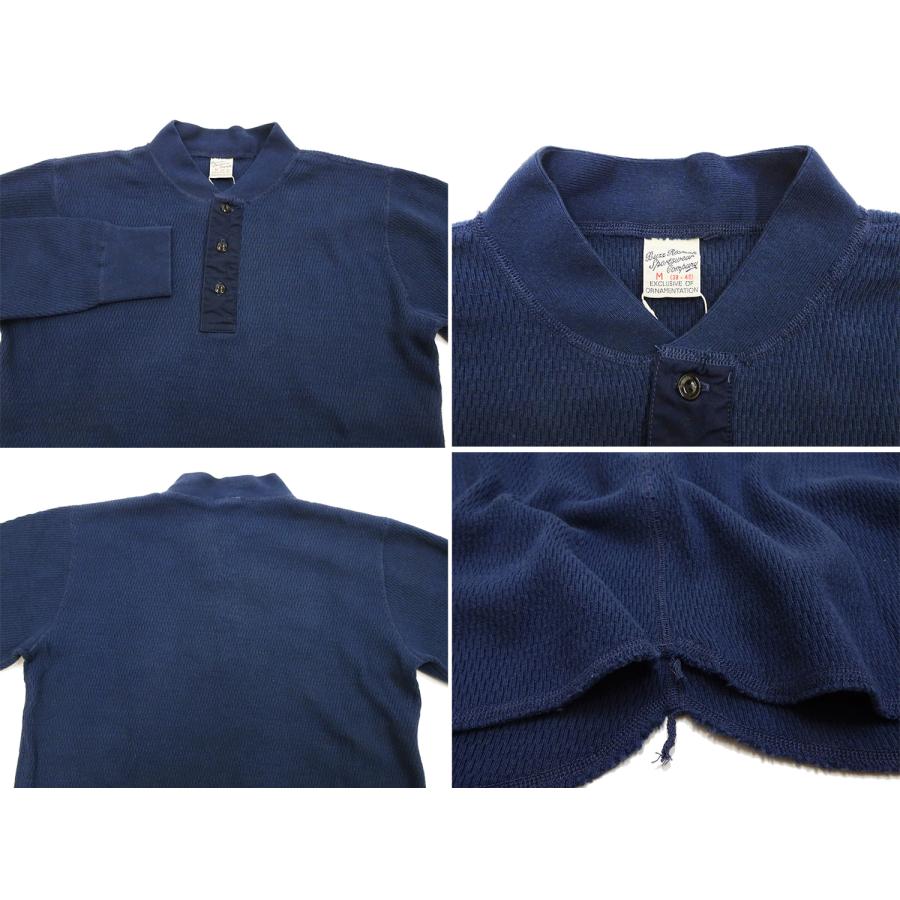 BUZZ RICKSON'S バズリクソンズ サーマル ヘンリーネック 長袖Tシャツ