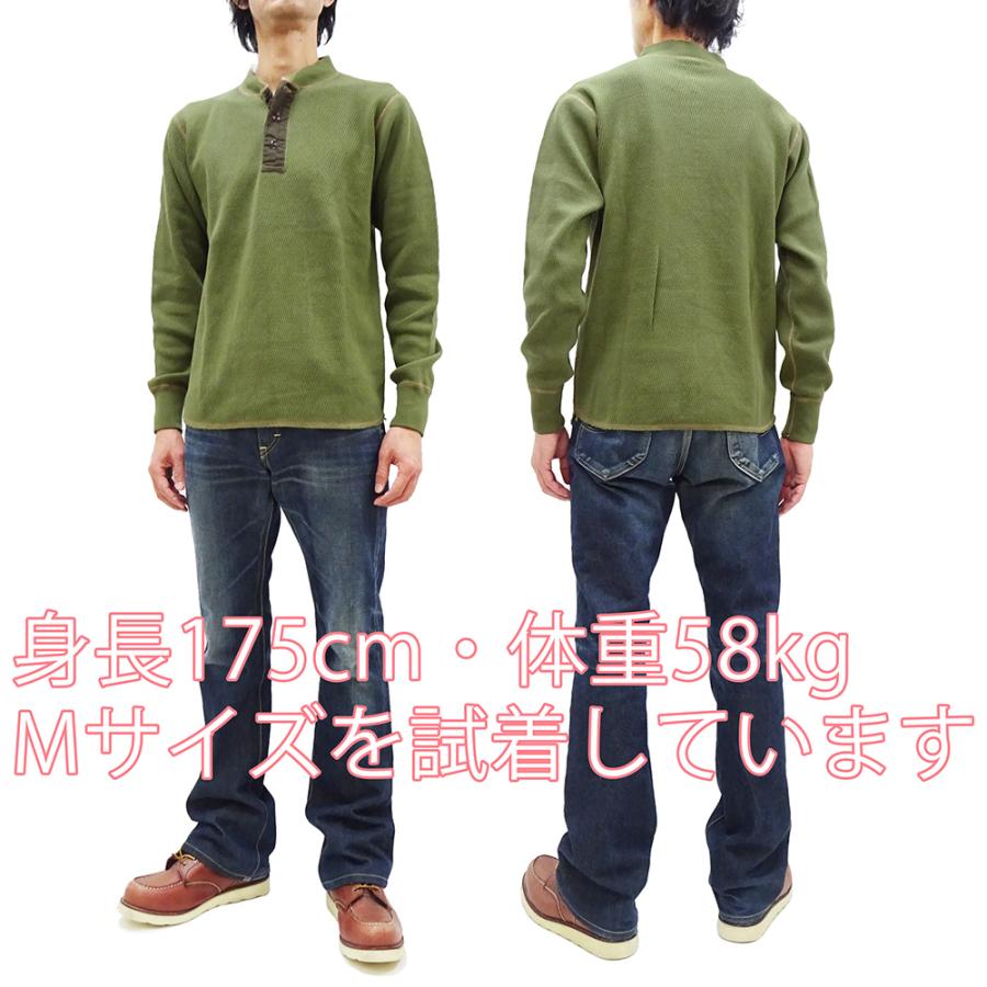 BUZZ RICKSON'S バズリクソンズ サーマル ヘンリーネック 長袖T BUZZ RICKSON'S バズリクソンズ サーマル ヘンリーネック 長袖T