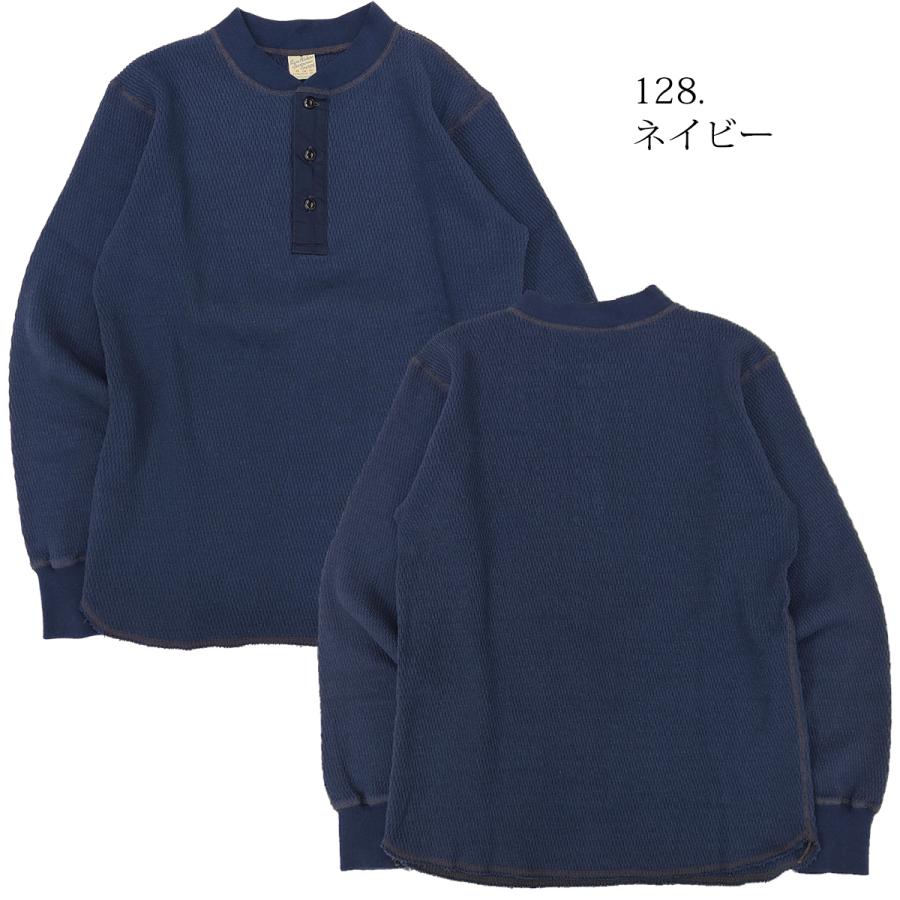BUZZ RICKSON'S バズリクソンズ サーマル ヘンリーネック 長袖Tシャツ