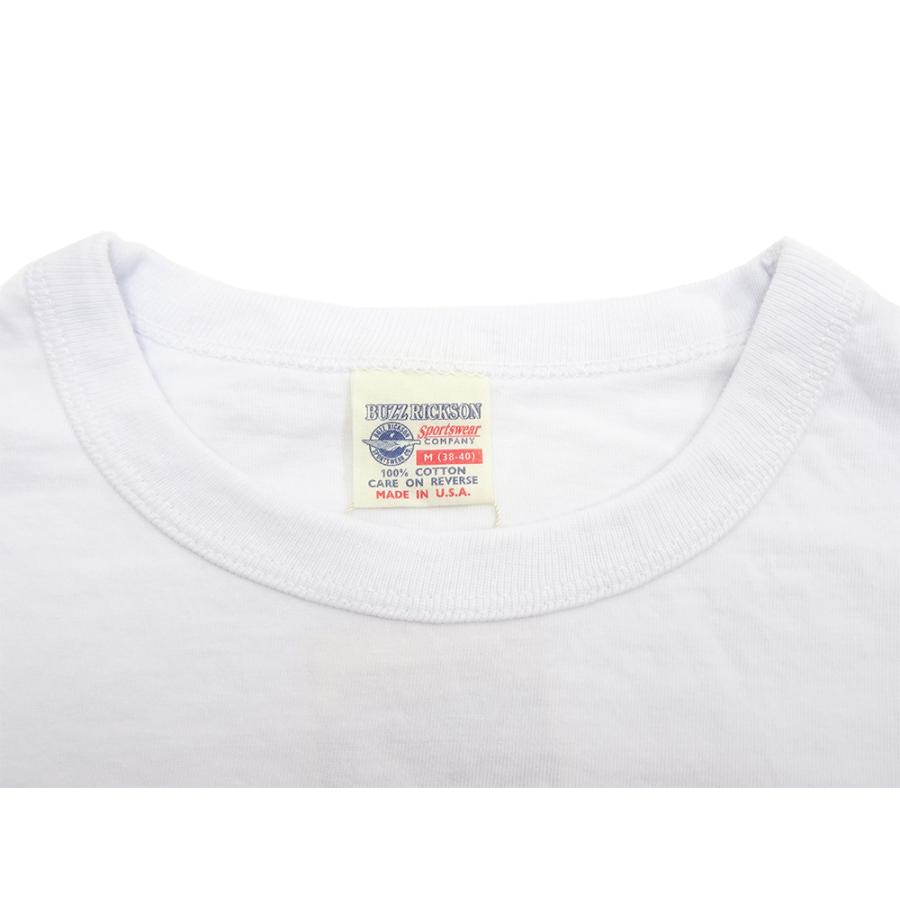 バズリクソンズ 長袖Tシャツ BUZZ RICKSON'S ミリタリーTシャツ LANGLEY FIELD BR69279 ホワイト 新品｜rodeomatubara｜06