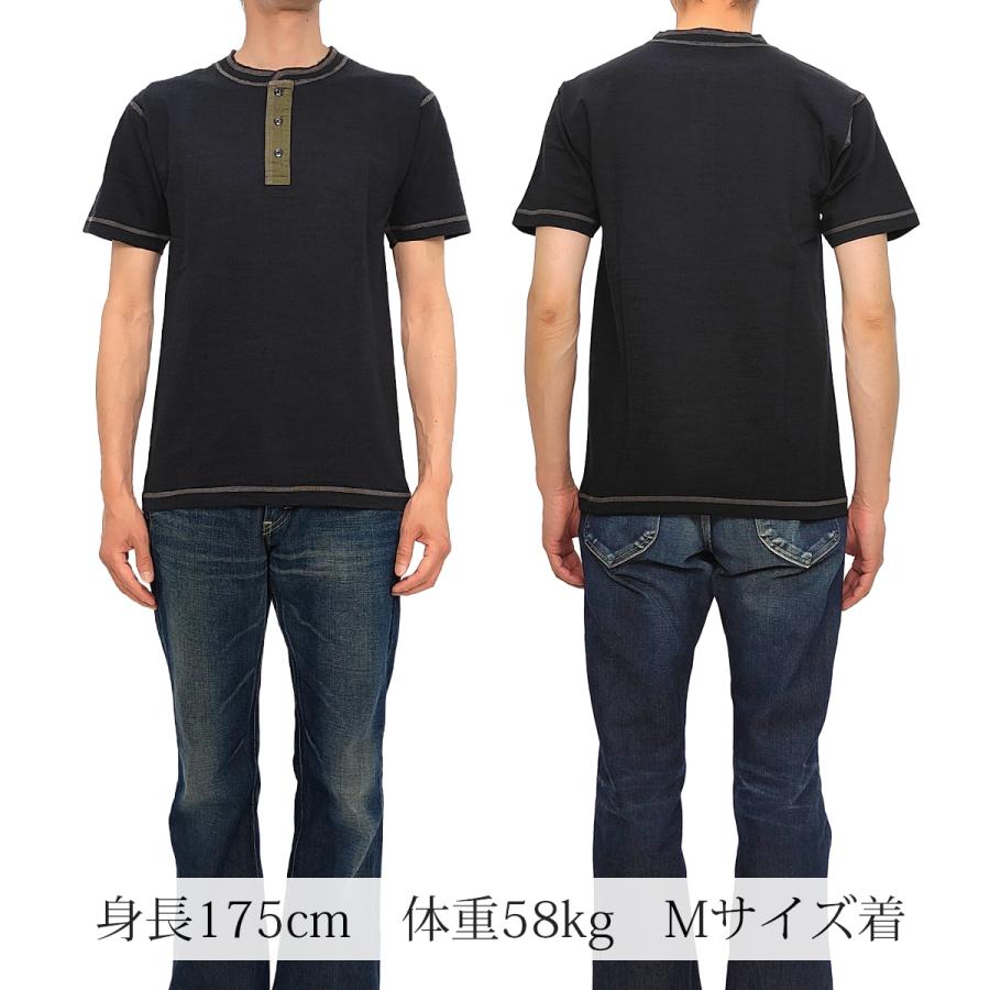 BUZZ RICKSON'S バズリクソンズ ヘンリーネック スラブTシャツ