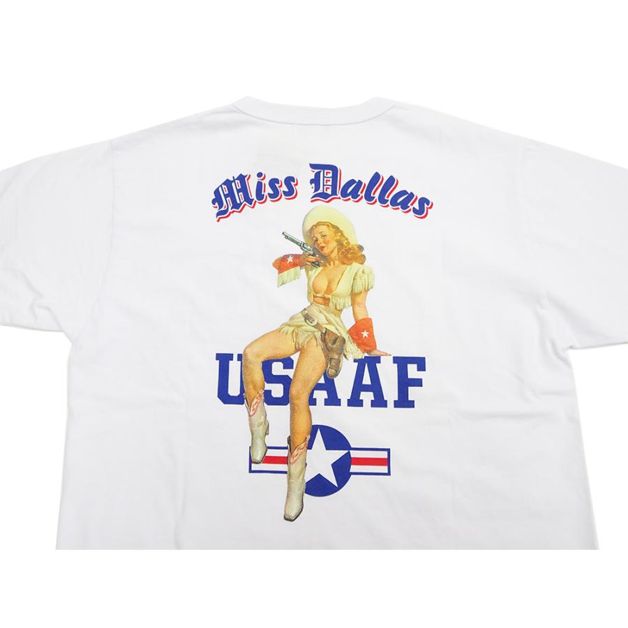 BUZZ RICKSON'S バズリクソンズ 半袖Tシャツ ピンナップガール MISS