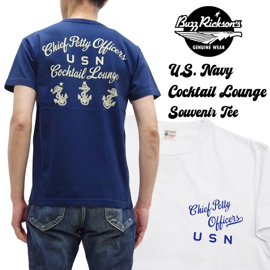 新品未使用　バズリクソンズ　Ｔシャツ　BUZZ RICKSON'S 　米国製　f BUZZ RICKSON'S バズリクソンズ 半袖Tシャツ アメリカ海軍 USN