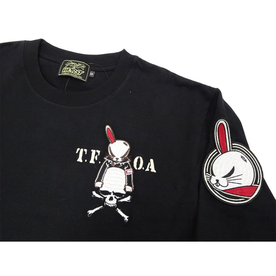 クローズ×ワースト 長袖Tシャツ デスラビット ロンT 武装戦線 T.F.O.A.