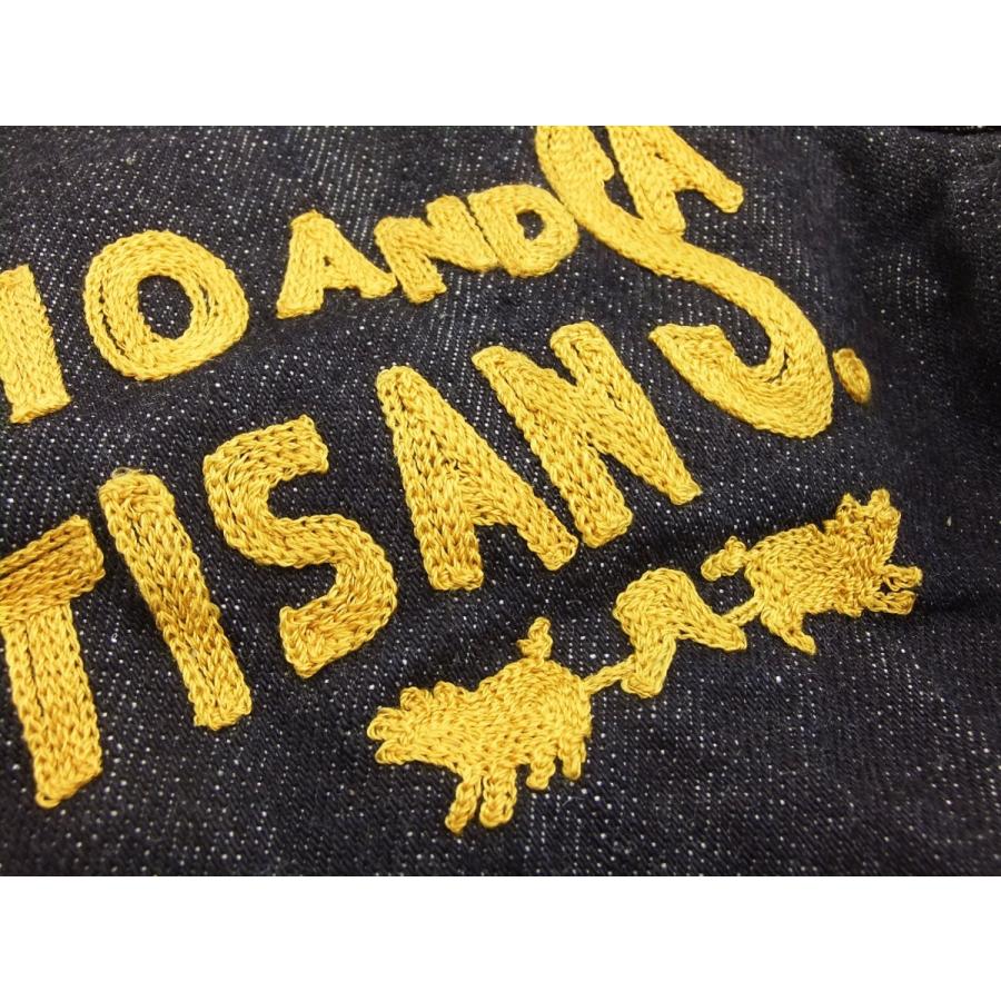 ステュディオダルチザン 刺繍ジーンズ studio d'artisan 15oz セルビッチデニム D1715 ダルチザン ワンウォッシュ 右綾ジーンズ 新品｜rodeomatubara｜08