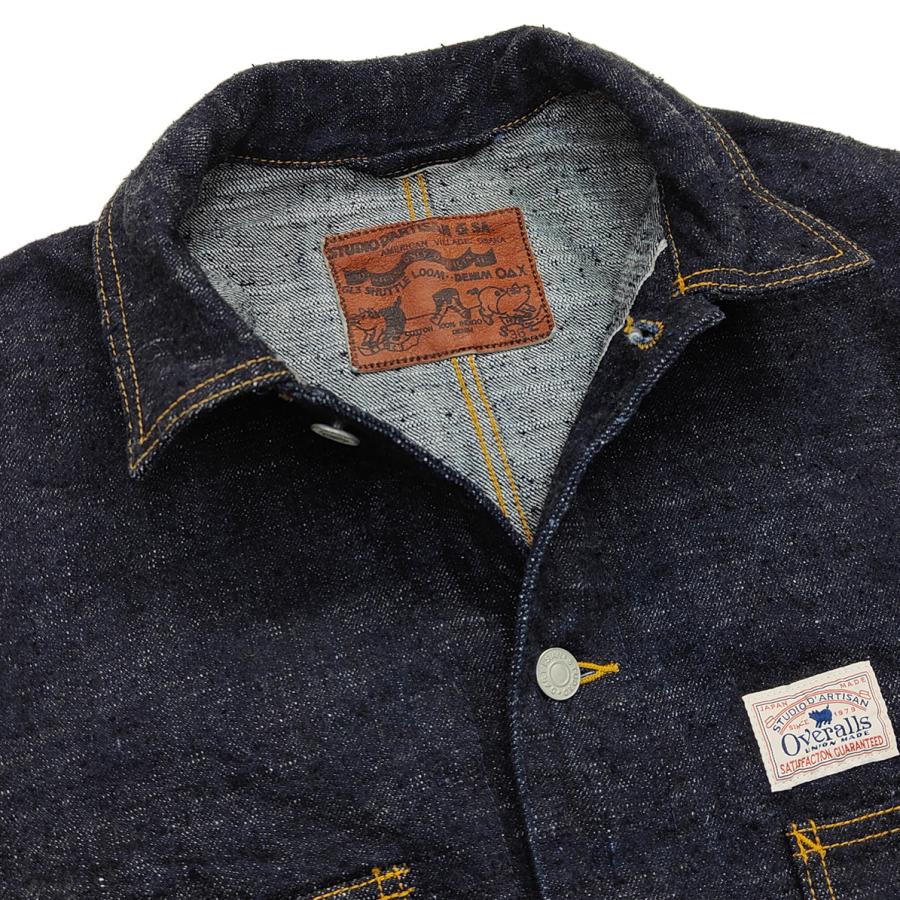 ステュディオダルチザン GL3デニム カバーオール ダルチザン 15oz デニムジャケット Studio D'artisan ワークコート D4620 新品の画像