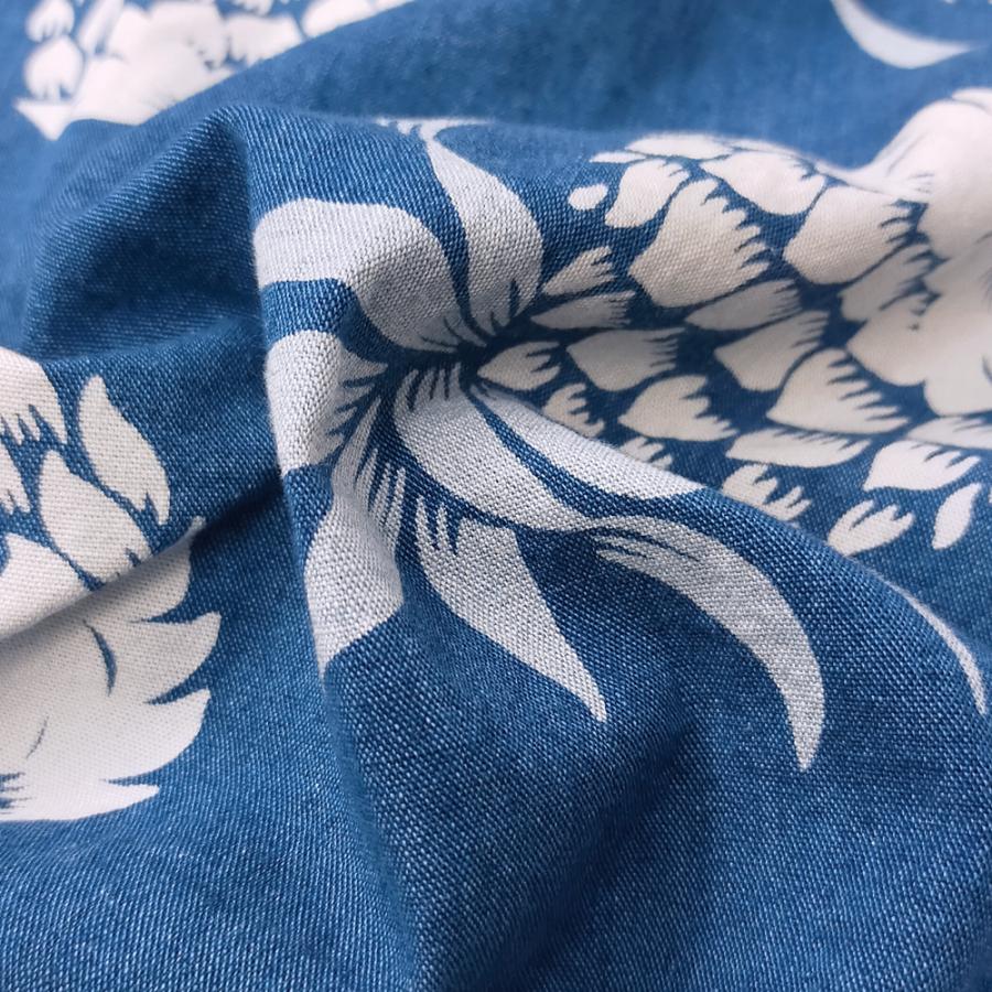 DUKE KAHANAMOKU デューク・カハナモク インディゴコットン ハワイアン