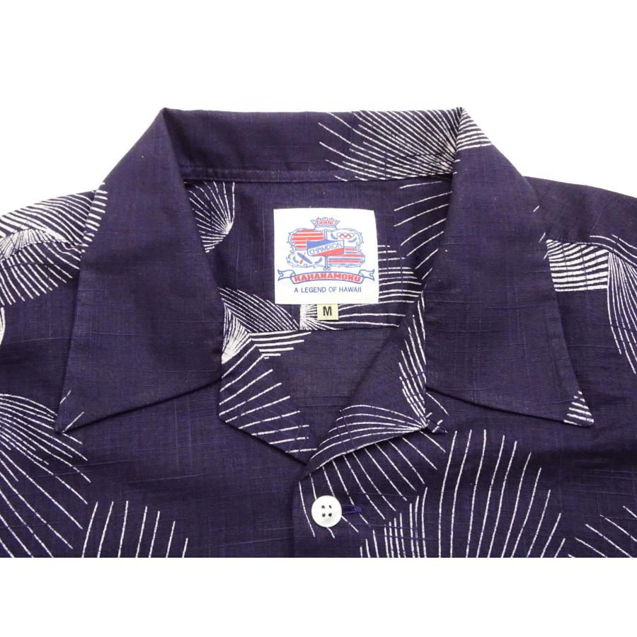 DUKE KAHANAMOKU / アロハシャツ/S/コットン/BLU/総柄/DK37812 DUKE KAHANAMOKU デューク・カハナモク コットンリネン ハワイアン